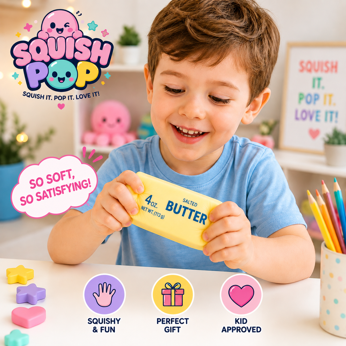 š§ Butter Bliss⢠Slow-Rising Squishy