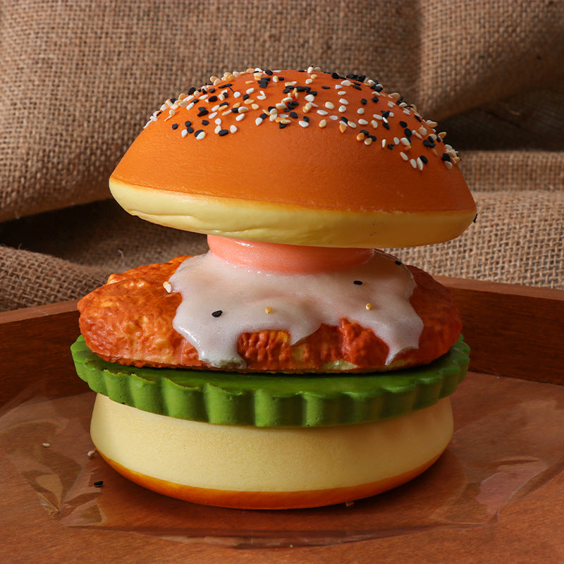 🍔 Happy Burger™ Slow-Rising Squishy