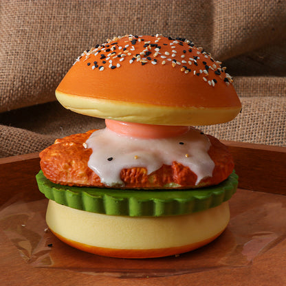 🍔 Happy Burger™ Slow-Rising Squishy