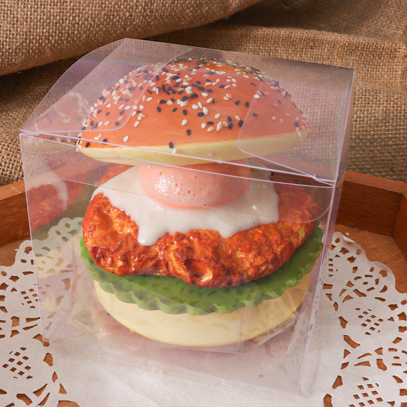 🍔 Happy Burger™ Slow-Rising Squishy
