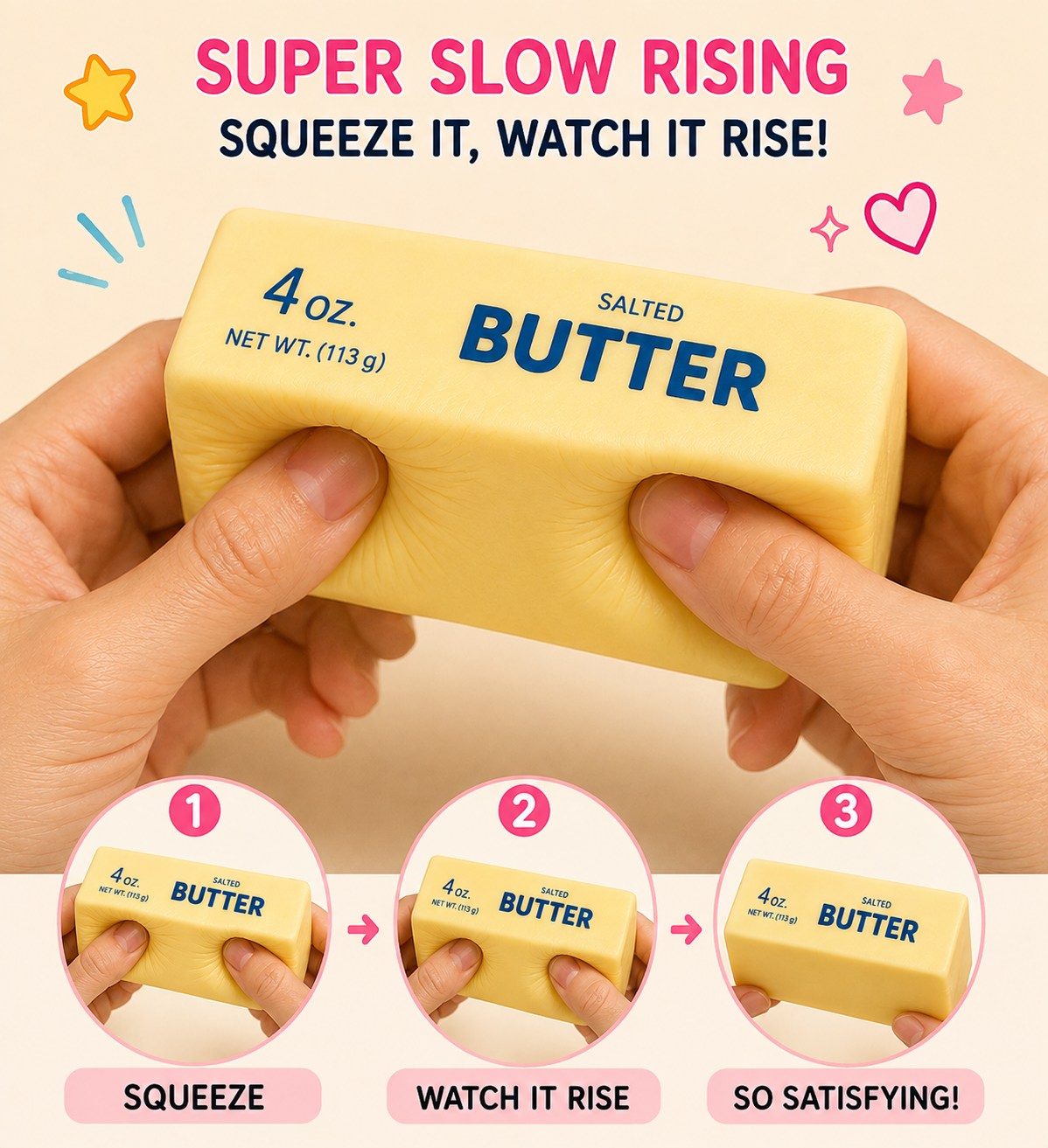 🧈 Butter Bliss™ Slow-Rising Squishy