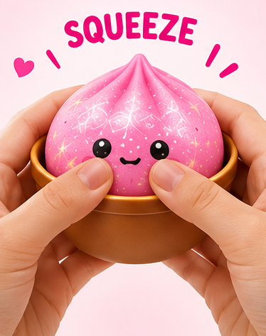 🍓 Squish Pop Strawberry Surprise Box