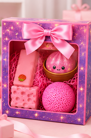 🍓 Squish Pop Strawberry Surprise Box